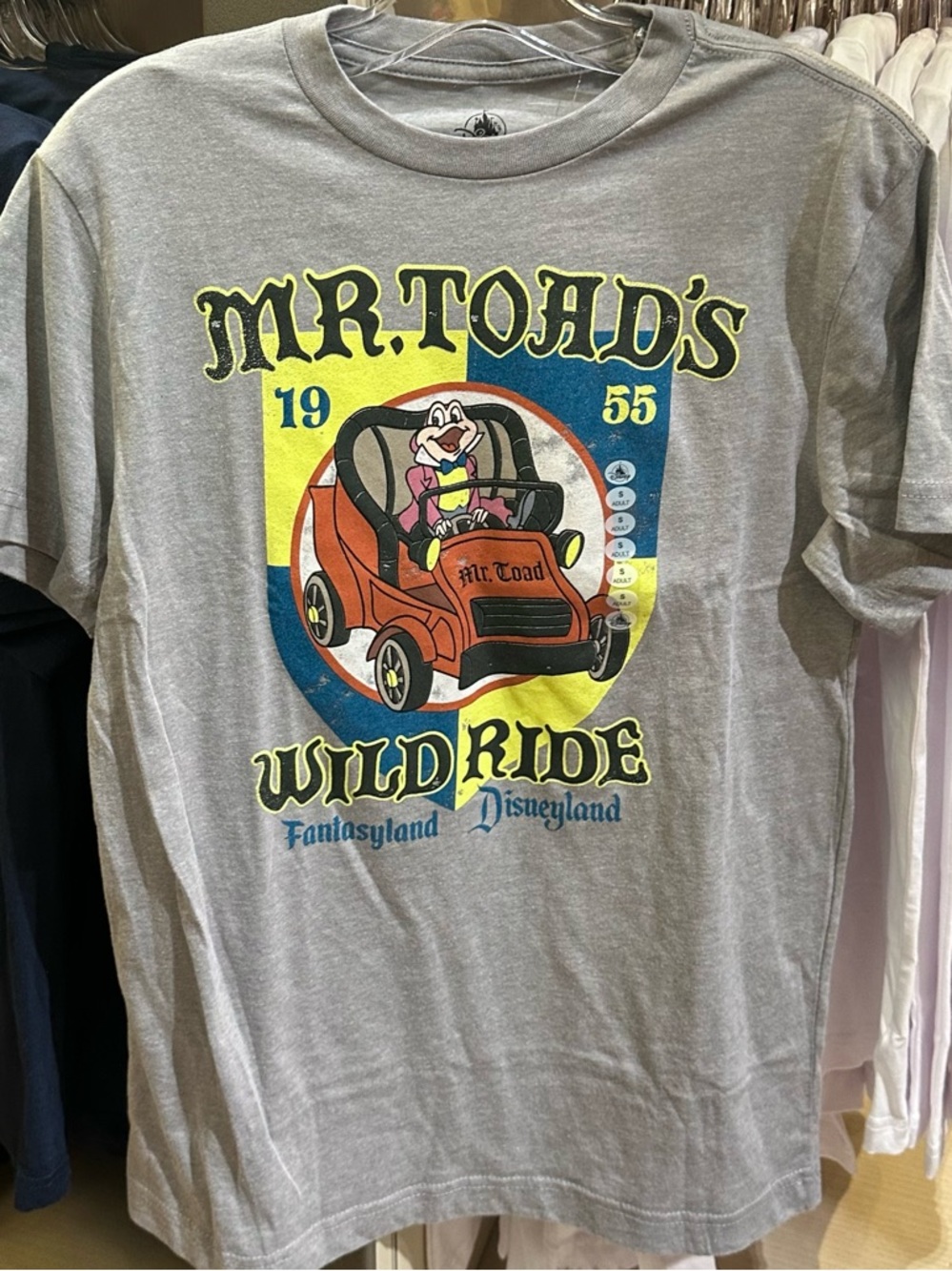 Disney Parks Disneyland Resort Mr. Toad’s Wild Ride Fantasyland Graphic Shirt